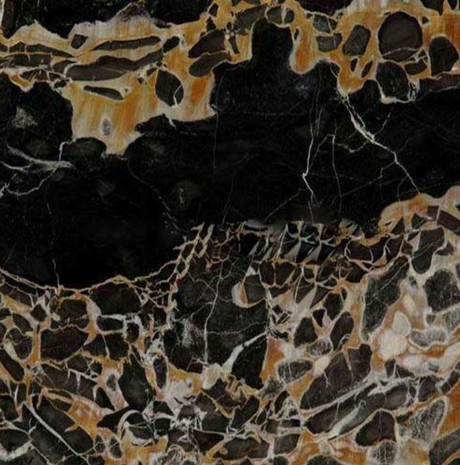 Đá marble black yellow